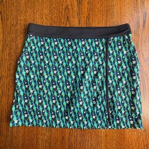 WOMENS HUMMINGBIRD PRINT WRAP GOLF/TENNIS SKORT SIZE MEDIUM
